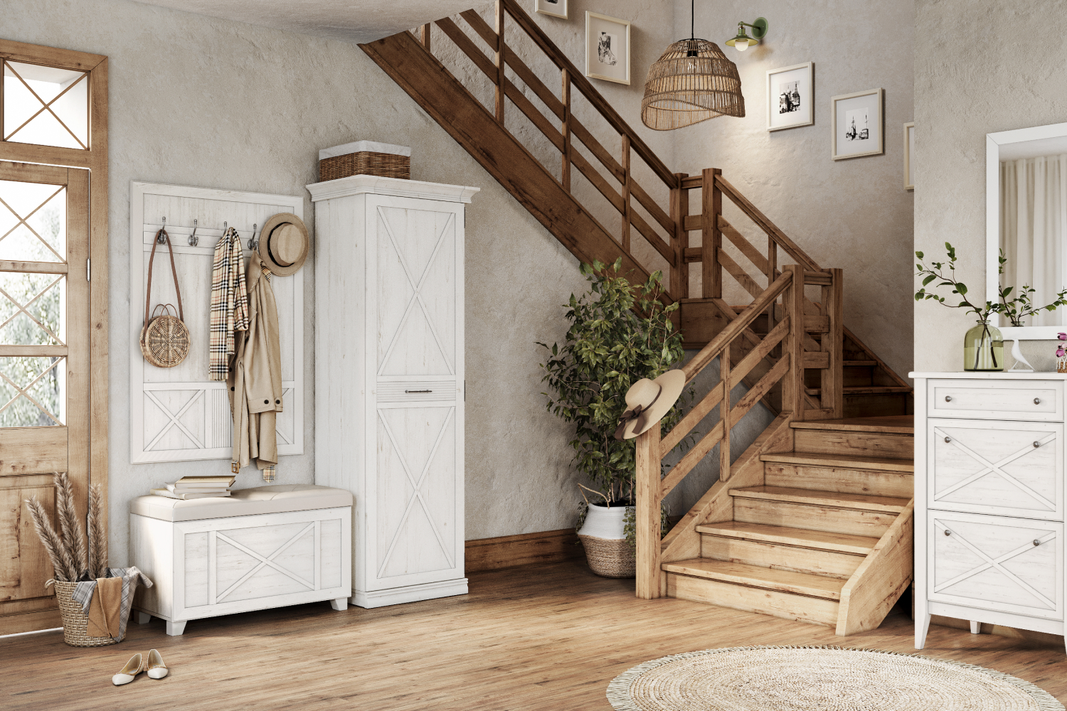 Вешалки - изображение №4 "Панель с крючками Кантри"  на www.Angstrem-mebel.ru